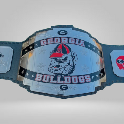 GEORGIA BULLDOG NATIONAL CUSTOMIZED CHAMPIONSHIP TITLE BELT REPLICA