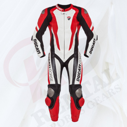 DUCATI LEATHER MOTORBIKE RACE SUIT