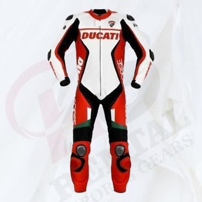 DUCATI MOTORCYCLE RACE LEATHER SUIT MOTOGP