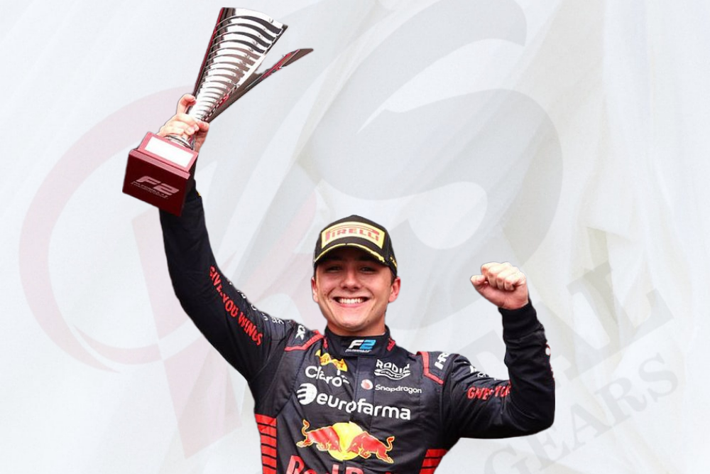Enzo Fittipaldi 2023 F2 RedBull Racing Suit Rodin Carlin