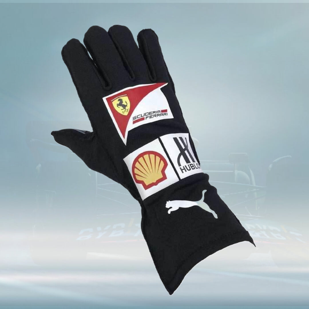 2017 Sebastian Vettel Ferrari F1 Race gloves