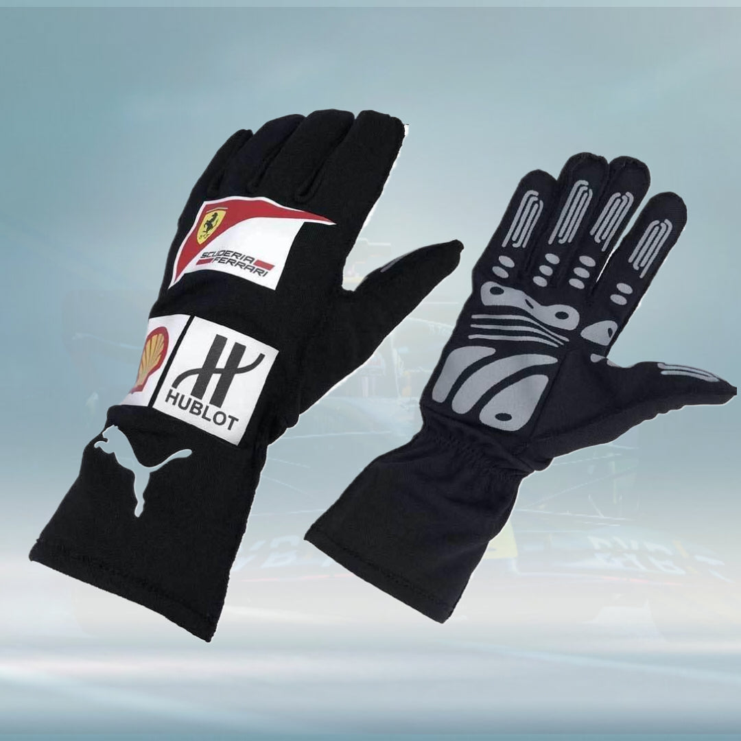 2017 Sebastian Vettel Ferrari F1 Race gloves