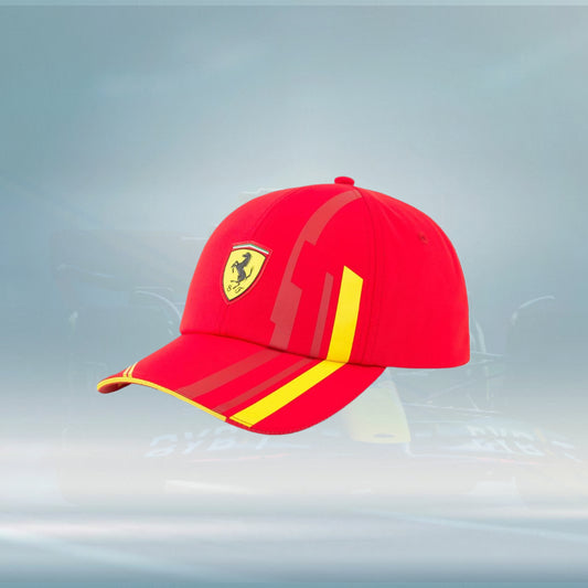 2023 Ferrari F1 Mens Sainz SE Baseball cap red - Rental Sports