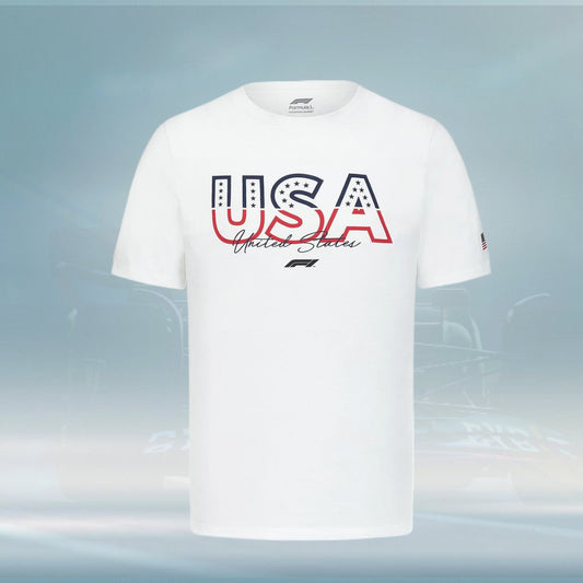 2022 Formula 1 Collection Mens USA T-shirt