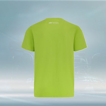 2022 Formula 1 Mens Logo T-shirt Lime