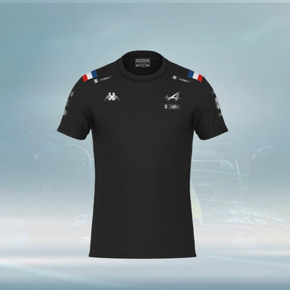 2022 Men's T-shirt Alpine F1 Team black