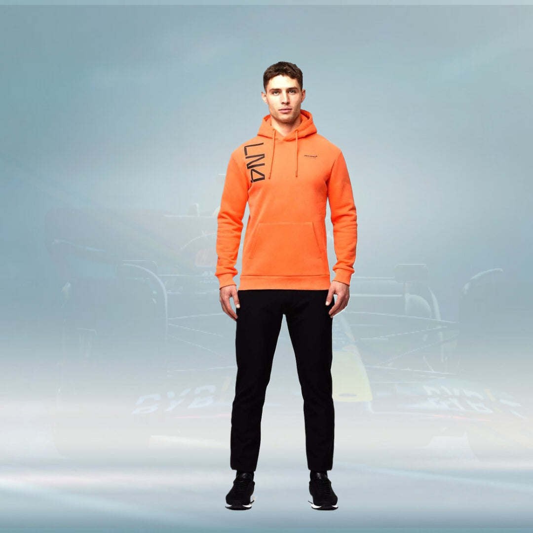 2022 McLaren F1 Mens LN4 Core Orange Hoodie - Rental Sports