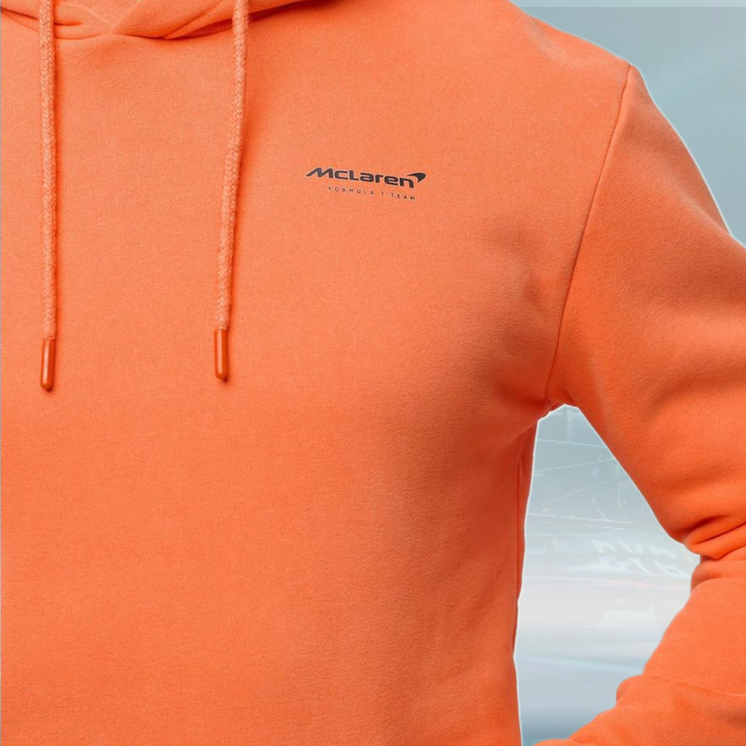 2022 McLaren F1 Mens LN4 Core Orange Hoodie - Rental Sports