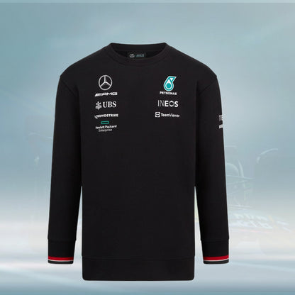 2022 Men's Crew Team Black Mercedes AMG F1