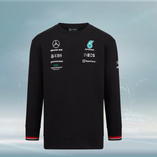 2022 Men's Crew Team Black Mercedes AMG F1 - Rental Sports