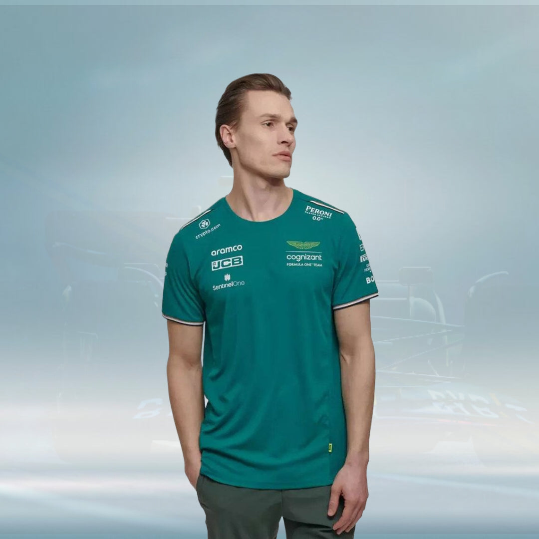 2023 Aston Martin UK F1 Mens Team t-shirt