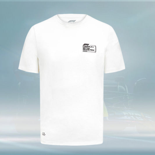 2023 Formula 1 Mens Silverstone RS T-shirt White