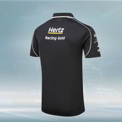 2023 Hertz Team Jota WEC Mens Polo Shirt black