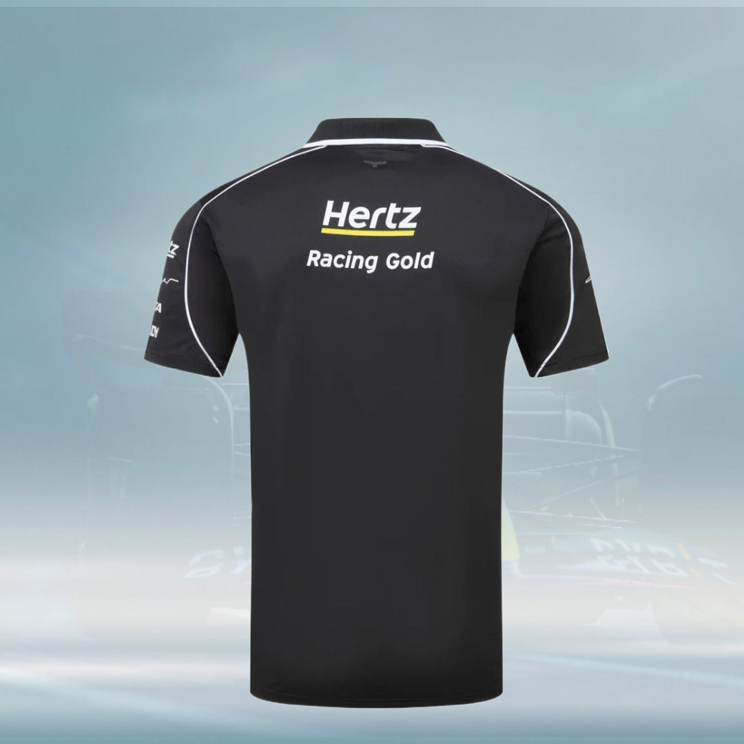 2023 Hertz Team Jota WEC Mens Polo Shirt black