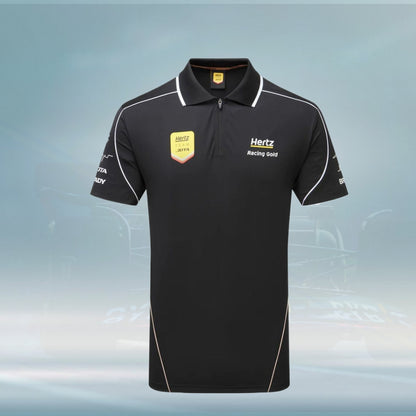 2023 Hertz Team Jota WEC Mens Polo Shirt black