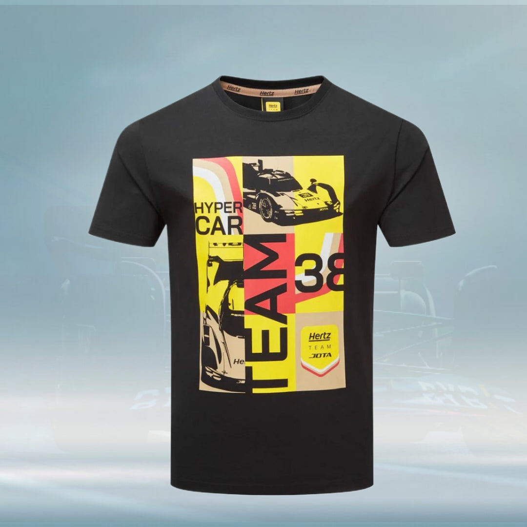 2023 Hertz Team Jota WEC Mens Graphic t-shirt black