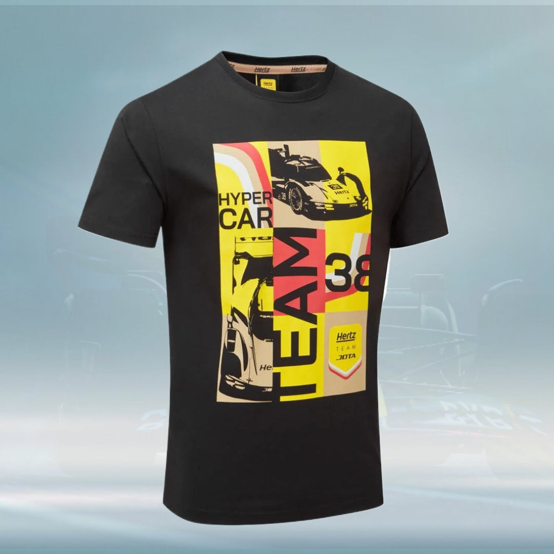 2023 Hertz Team Jota WEC Mens Graphic t-shirt black