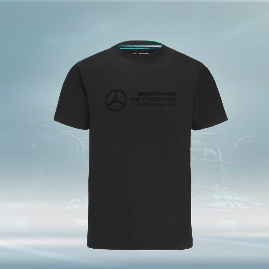 2023 Mercedes AMG F1 Mens Stealth T-shirt Black