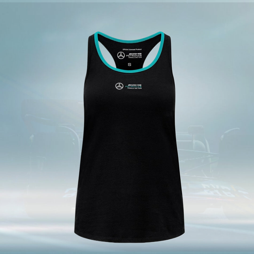 2023 Mercedes AMG Germany F1 Ladies Racerback Vest Black