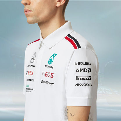 2023 Mercedes AMG Germany F1 Mens Team Polo Shirt