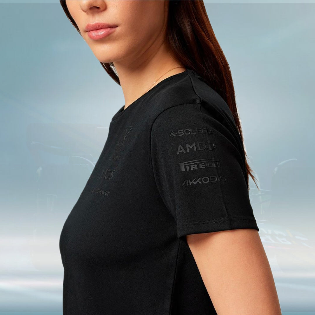 2023 Mercedes Germany AMG F1 Ladies Stealth Team T-shirt black