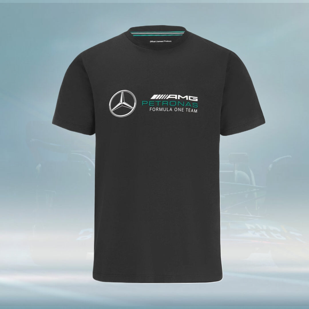 2023 Mercedes Germany AMG F1 Mens Logo T-shirt