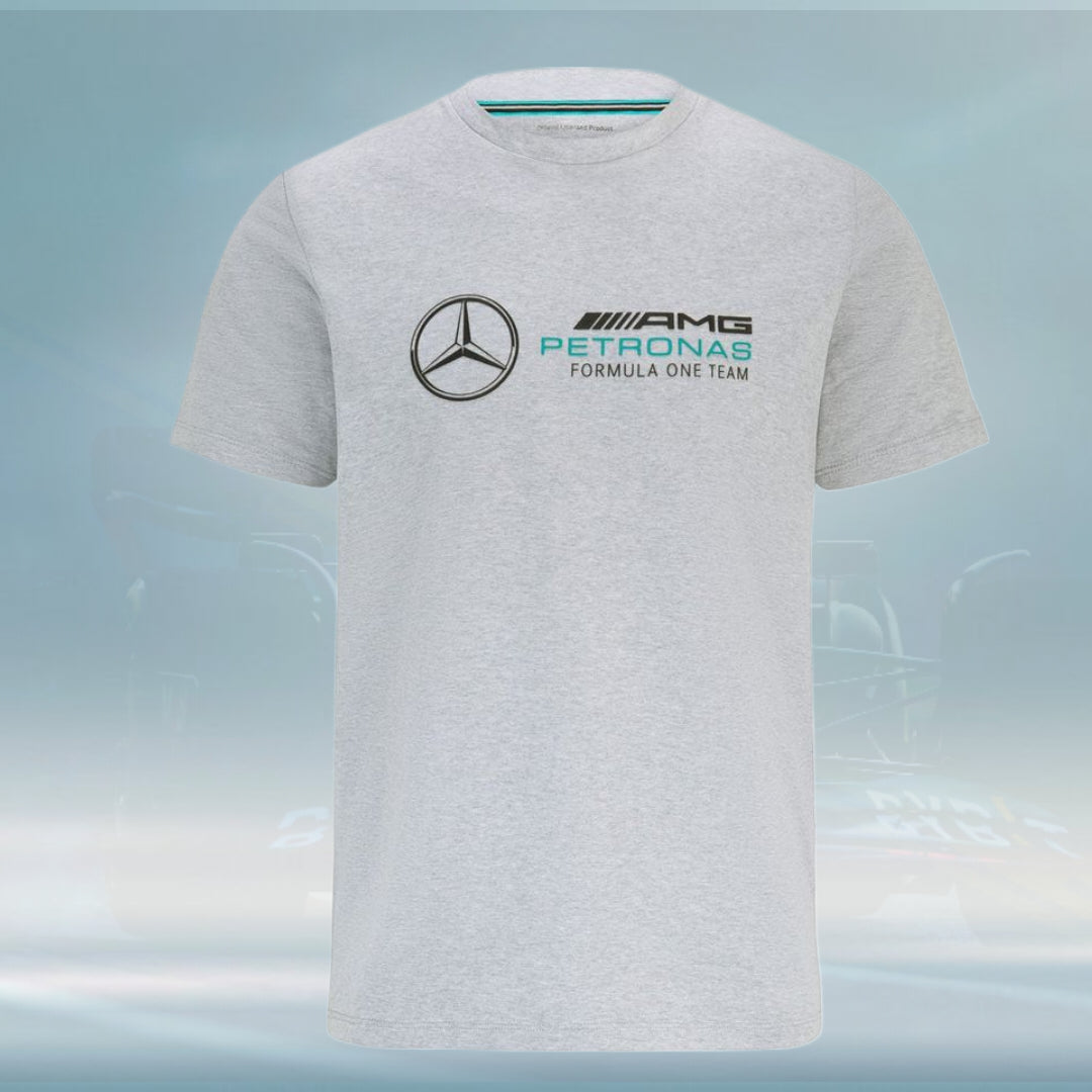 2023 Mercedes Germany AMG F1 Mens Logo T-shirt