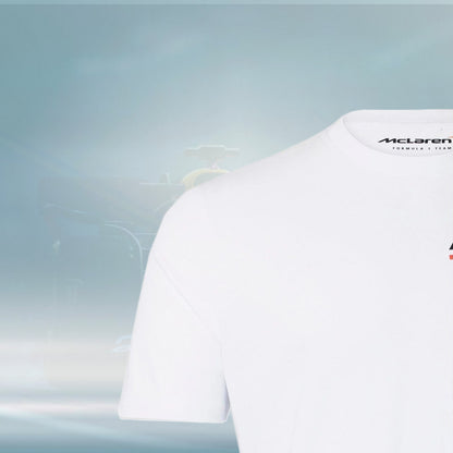 2023 Team McLaren F1 Mens Monaco Race T-Shirt White