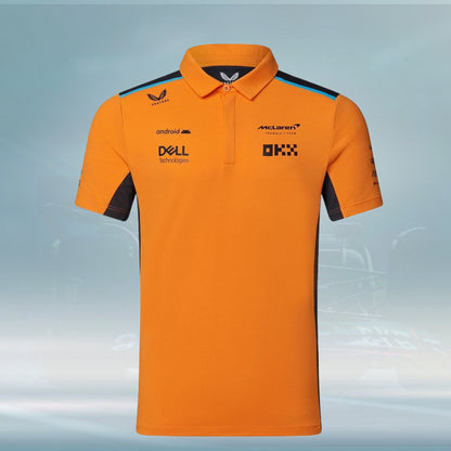 2023 Team McLaren F1 Mens Team Polo Set up Autumn