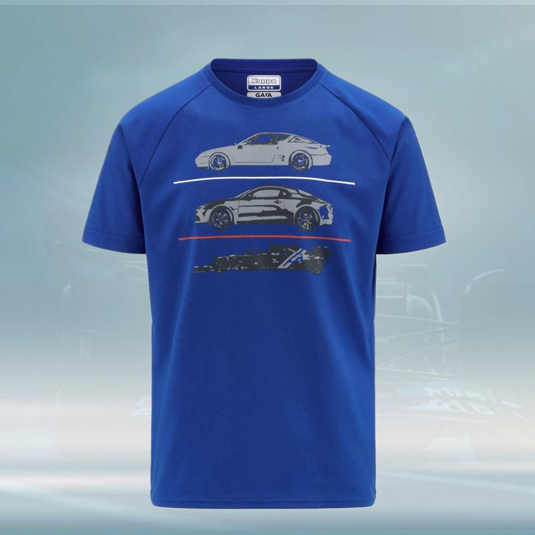 2023 Team T-shirt Car Graphic Alpine Racing F1