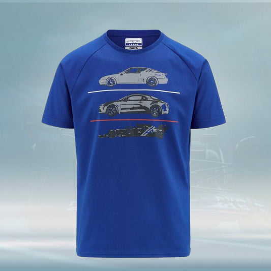 2023 Team T-shirt Car Graphic Alpine Racing F1 - Rental Sports