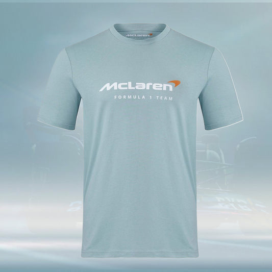 2023 Team McLaren F1 Mens Essentials T-Shirt Blue - Rental Sports