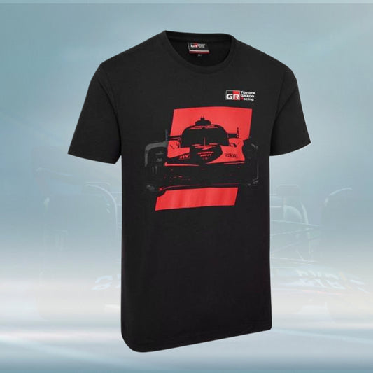 Toyota Gazoo Racing Mens Car T-Shirt Black