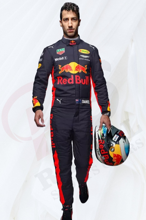 2017 Daniel Ricciardo Race Suit Red Bull Racing Formula 1 Suit