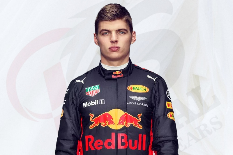 2017 Max Verstappen Race Red Bull F1 Suit