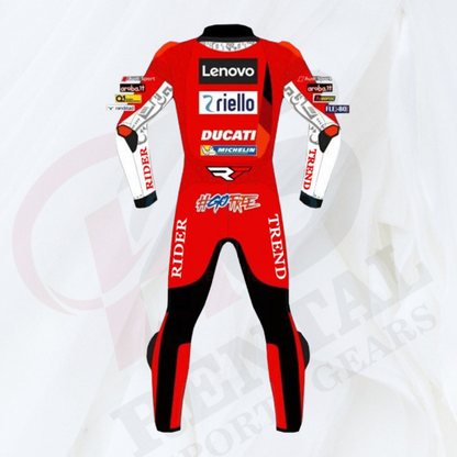 FRANCESCO BAGNAIA LEATHER MOTORBIKE SUIT DUCATI MOTOGP 2021