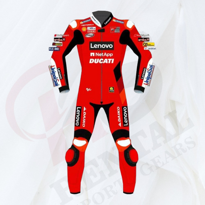 FRANCESCO BAGNAIA LEATHER MOTORBIKE SUIT DUCATI MOTOGP 2021