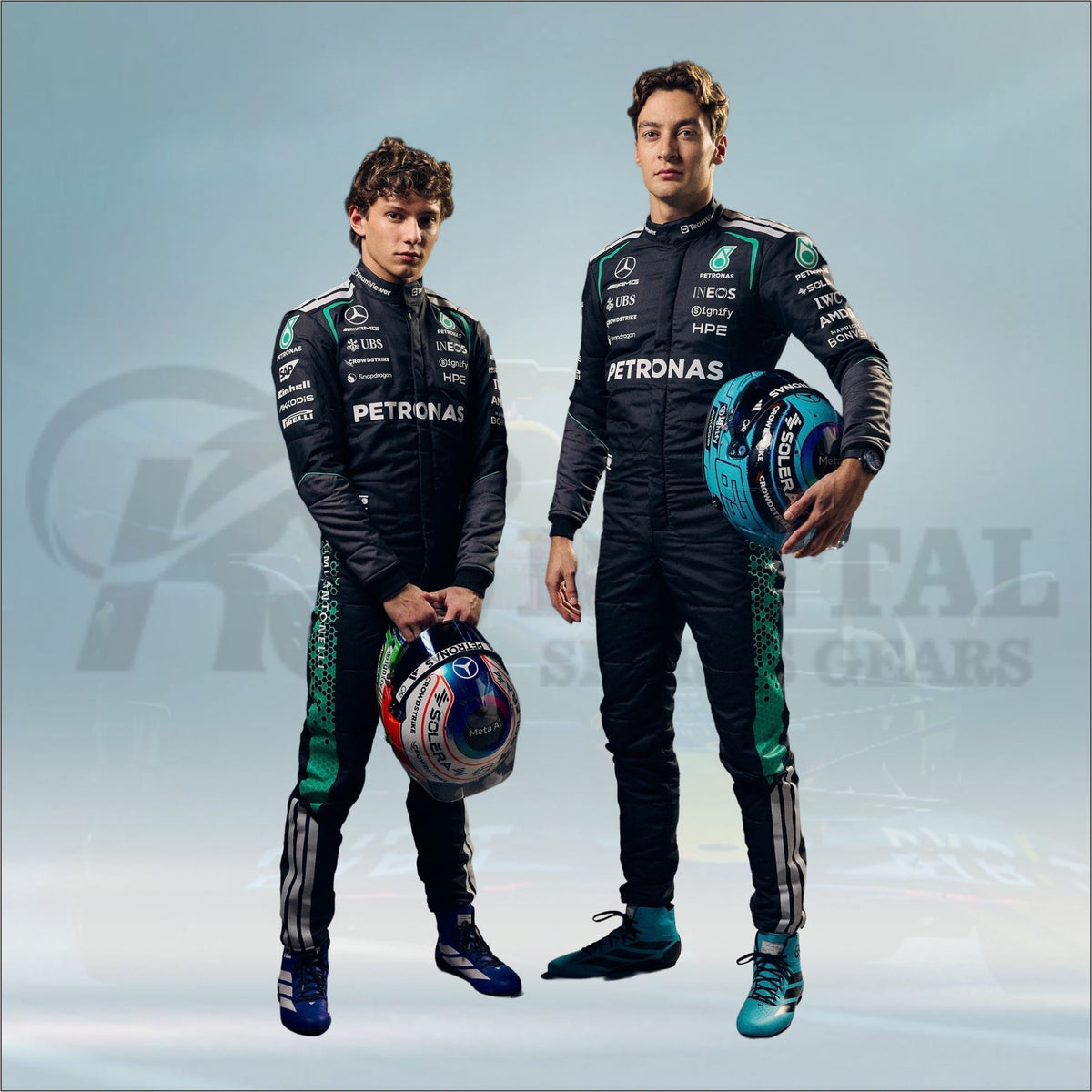 George Russell 2026 F1 Racing Suit front view