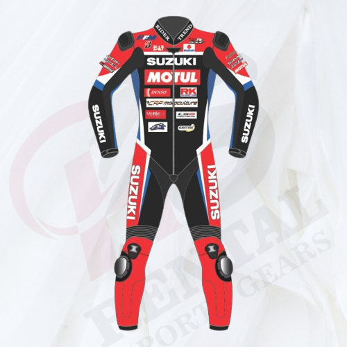 GREGG BLACK SUZUKI RACING LEATHER SUIT 2021 Motorbike