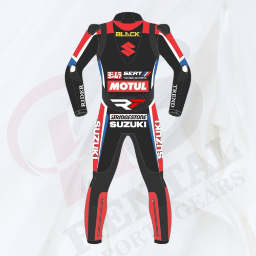 GREGG BLACK SUZUKI RACING LEATHER SUIT 2021 Motorbike