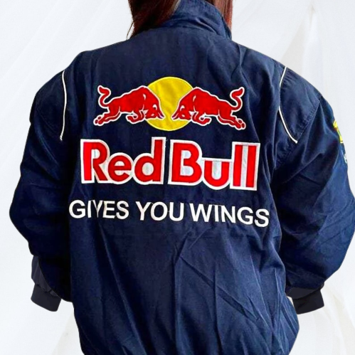 Vintage Red Bull Infiniti F1 Nascar Embroidered Blue Racing Jacket XXL |  eBay