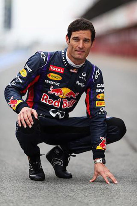 2013 Mark Webber Race Red Bull Racing F1 Boots