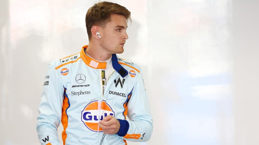 Logan Sargeant Gulf williams F1 Race Suit Singapore GP 2023