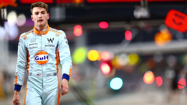 Logan Sargeant Gulf williams F1 Race Suit Singapore GP 2023