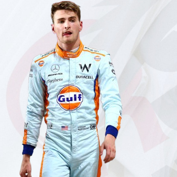 Logan Sargeant Gulf williams F1 Race Suit Singapore GP 2023