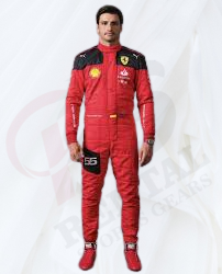 Carlos Saniz 2023 F1 Ferrari Suit Race - Rental Sports