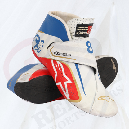 ROMAIN GROSJEAN 2014 RACE RACE BOOTS - AUSTRIAN GP - Rental Sports