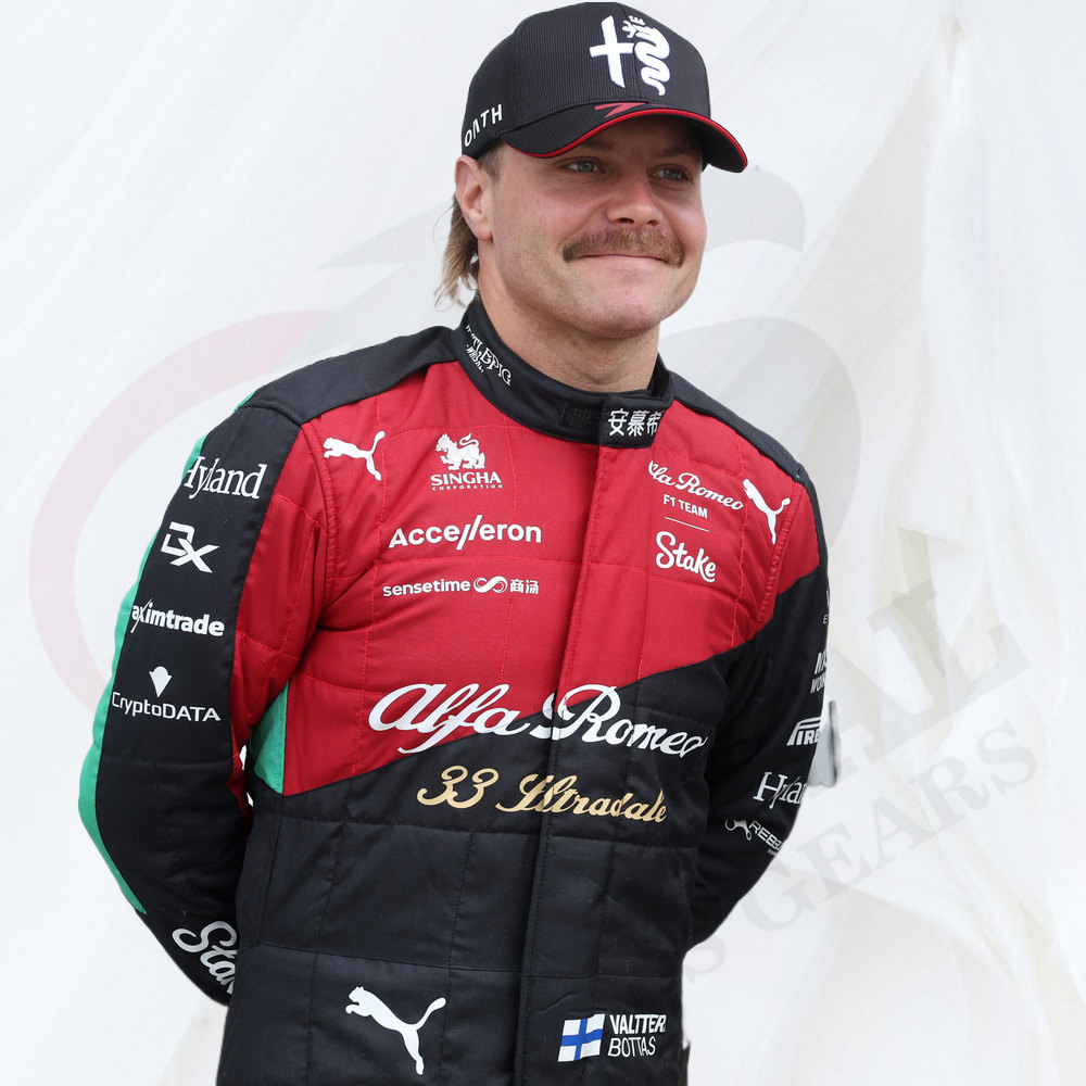 2023 VALTTERI BOTTAS MONZA GP ALFA ROMEO F1 RACE SUIT