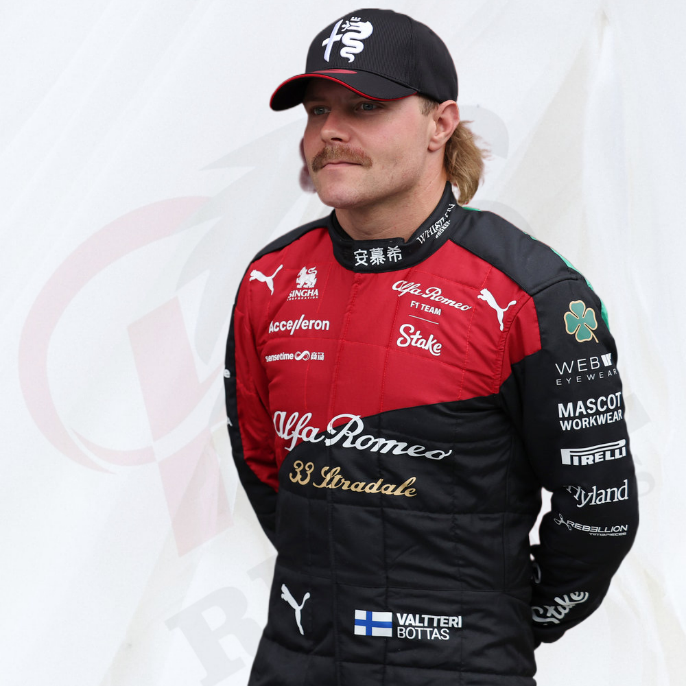 2023 VALTTERI BOTTAS MONZA GP ALFA ROMEO F1 RACE SUIT