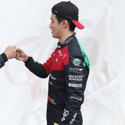 ZHOU GUANYU 2023 TALIAN GP F1 ALFA ROMEO RACE SUIT